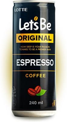 Кофе Let's be в банках Espresso 240 мл